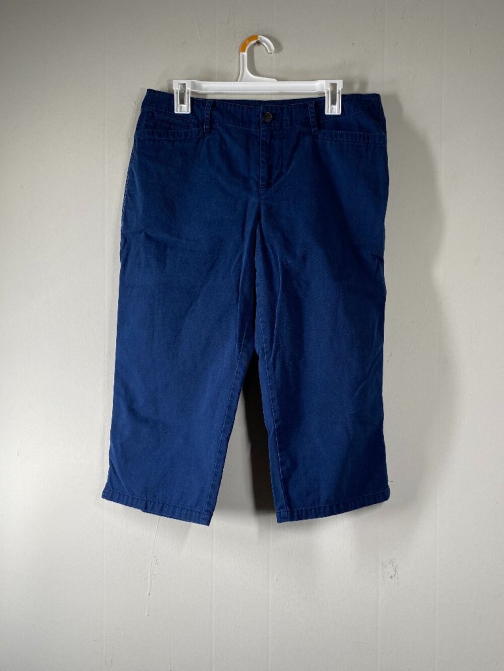 Lauren Ralph Lauren Capri Chino Pants Women's 10 Mid Rise Blue Casual